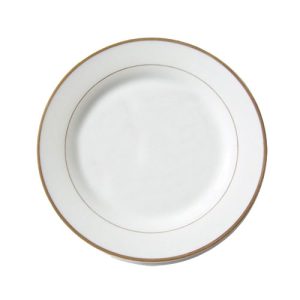 PlateDGoldReady Double Gold Banded Plate 10.5 Inches