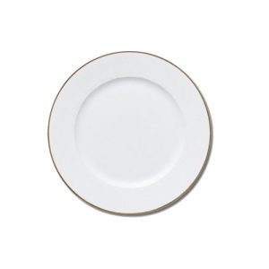 PlateSingleGold2Ready Single Gold Banded Plate 7.5 Inches